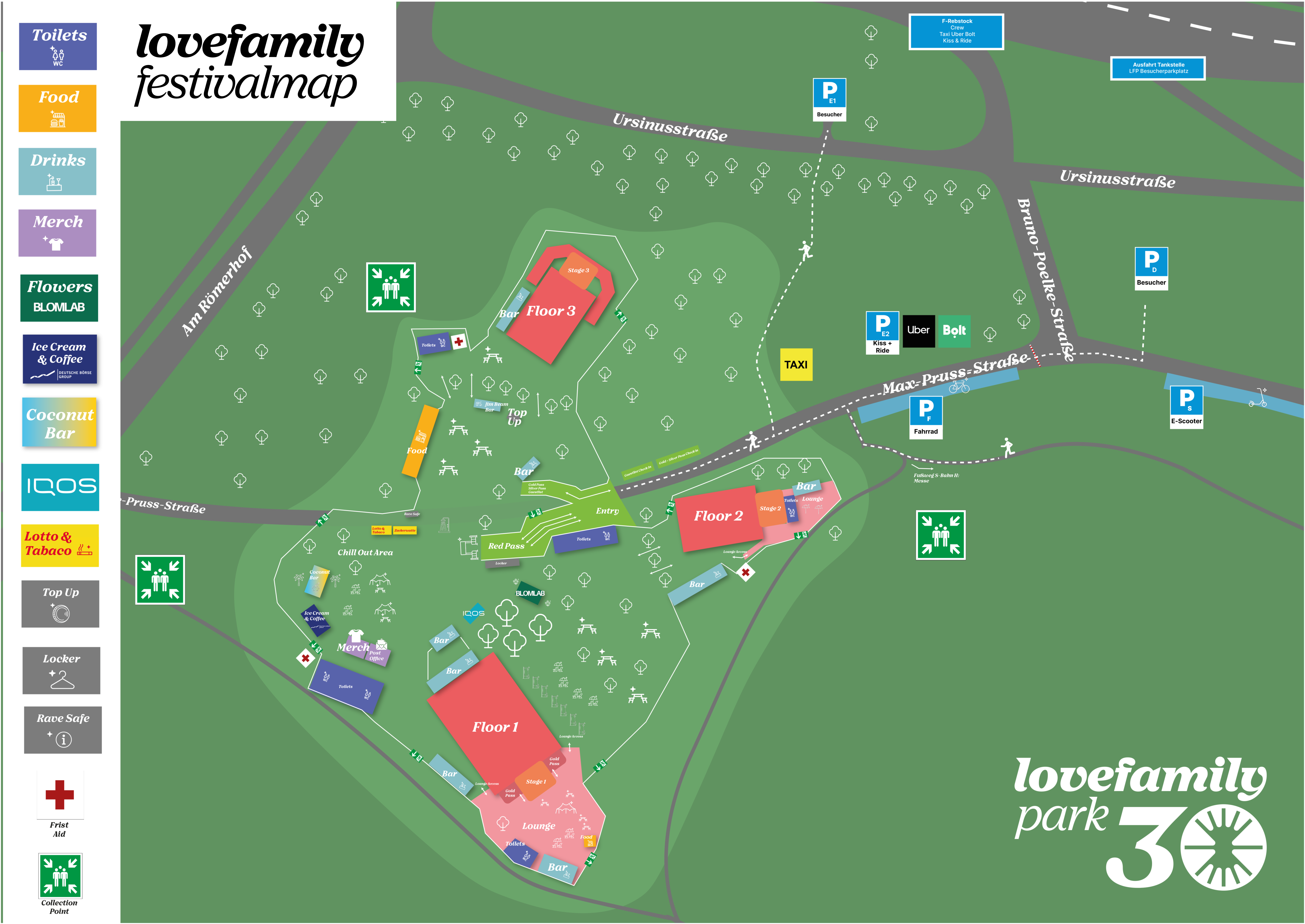 Geländeplan Love Family Park 2026